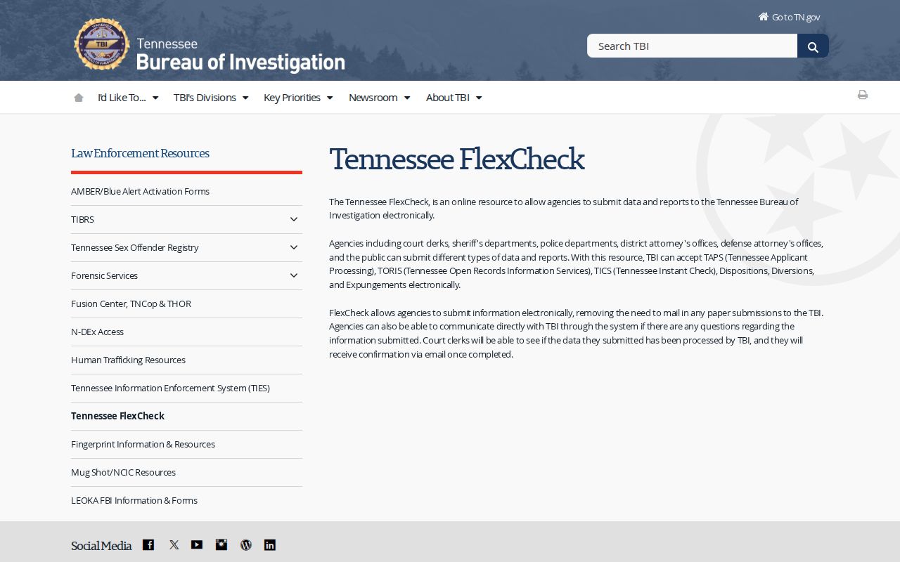 Washington County criminal court disposition reporting information